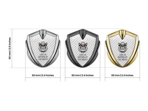 Badge Self Adhesive Tuning Style Glossy Top